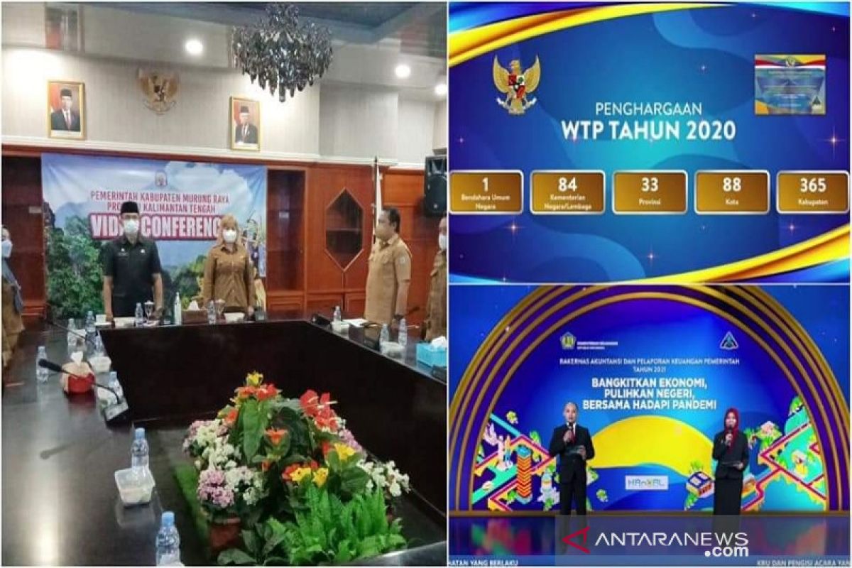 Murung Raya raih penghargaan WTP dari Kementerian Keuangan RI