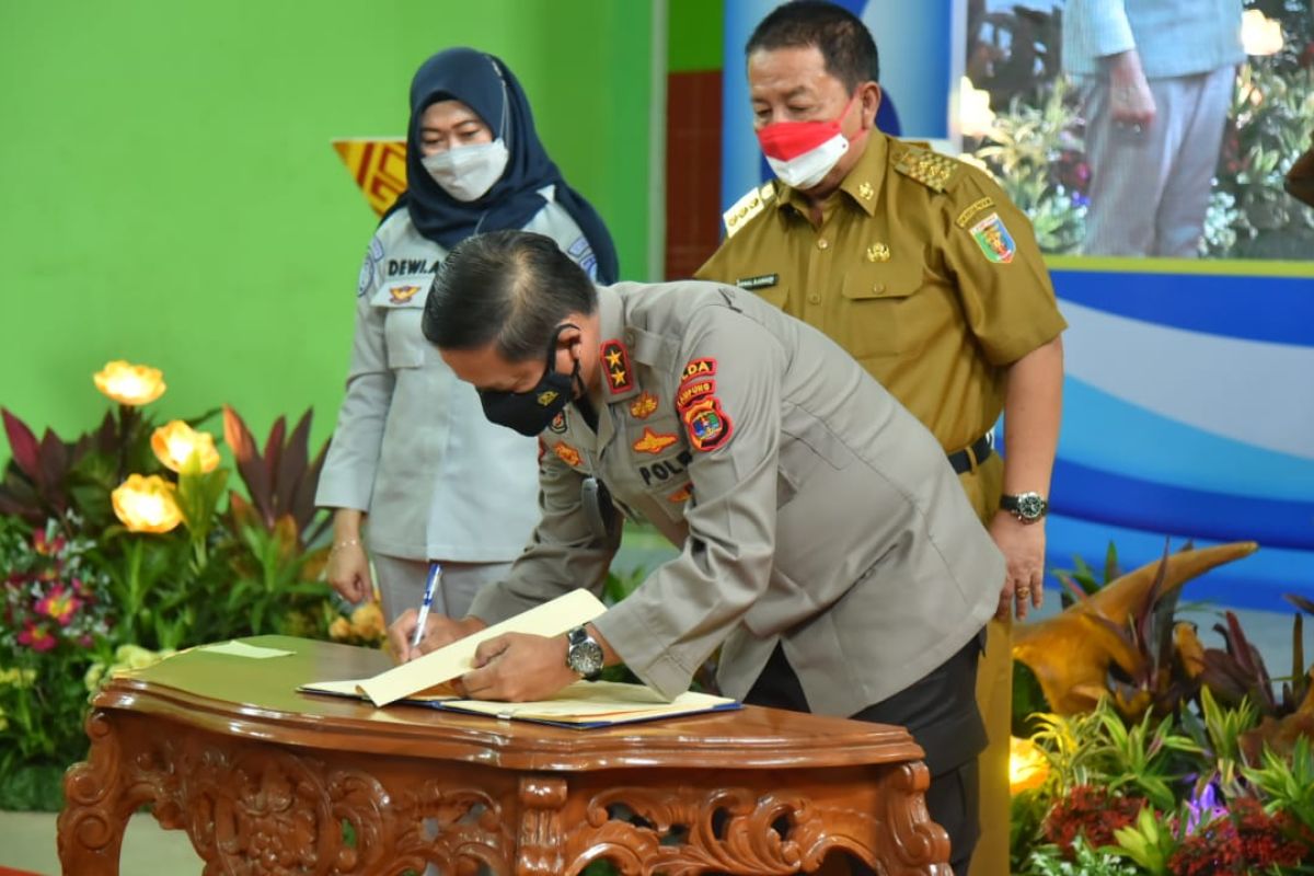 Kapolda Lampung mengapresiasi peluncuran e-Samdes