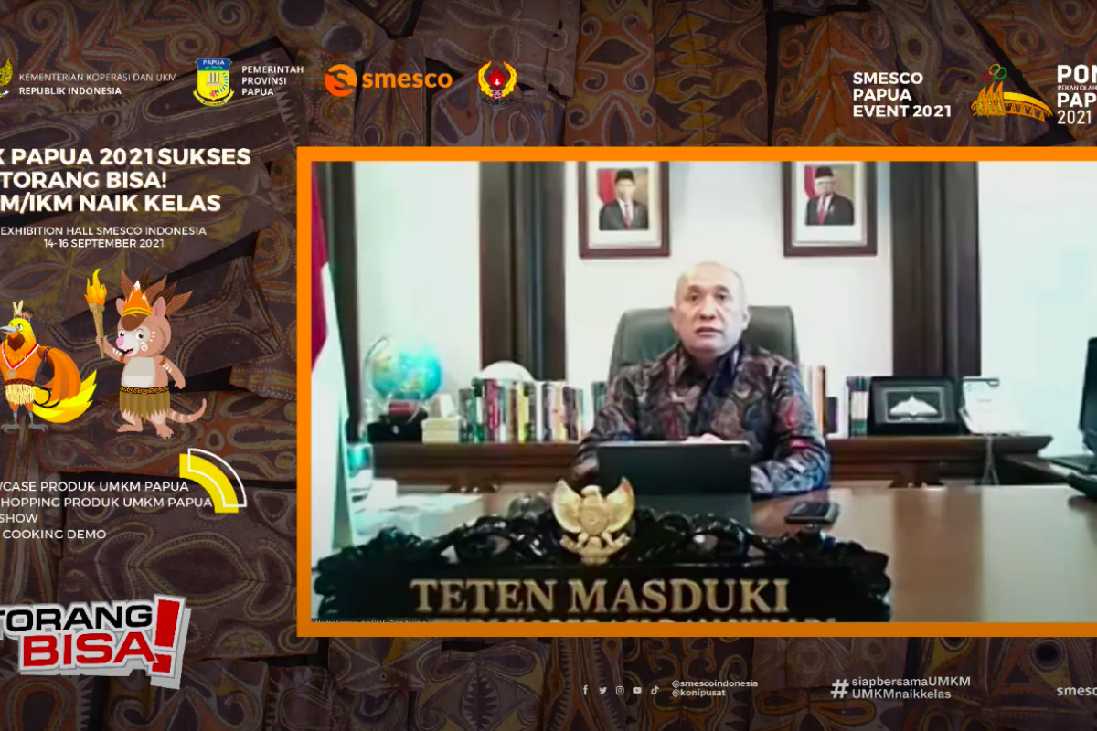 Menkop UKM harap Smesco Papua Event dorong digitalisasi UMKM Papua