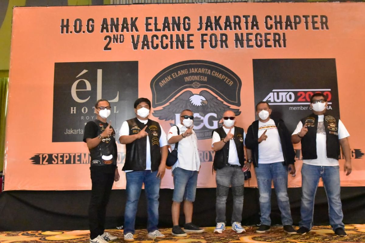 HOG Anak Elang Jakarta inisiatif gelar vaksinasi