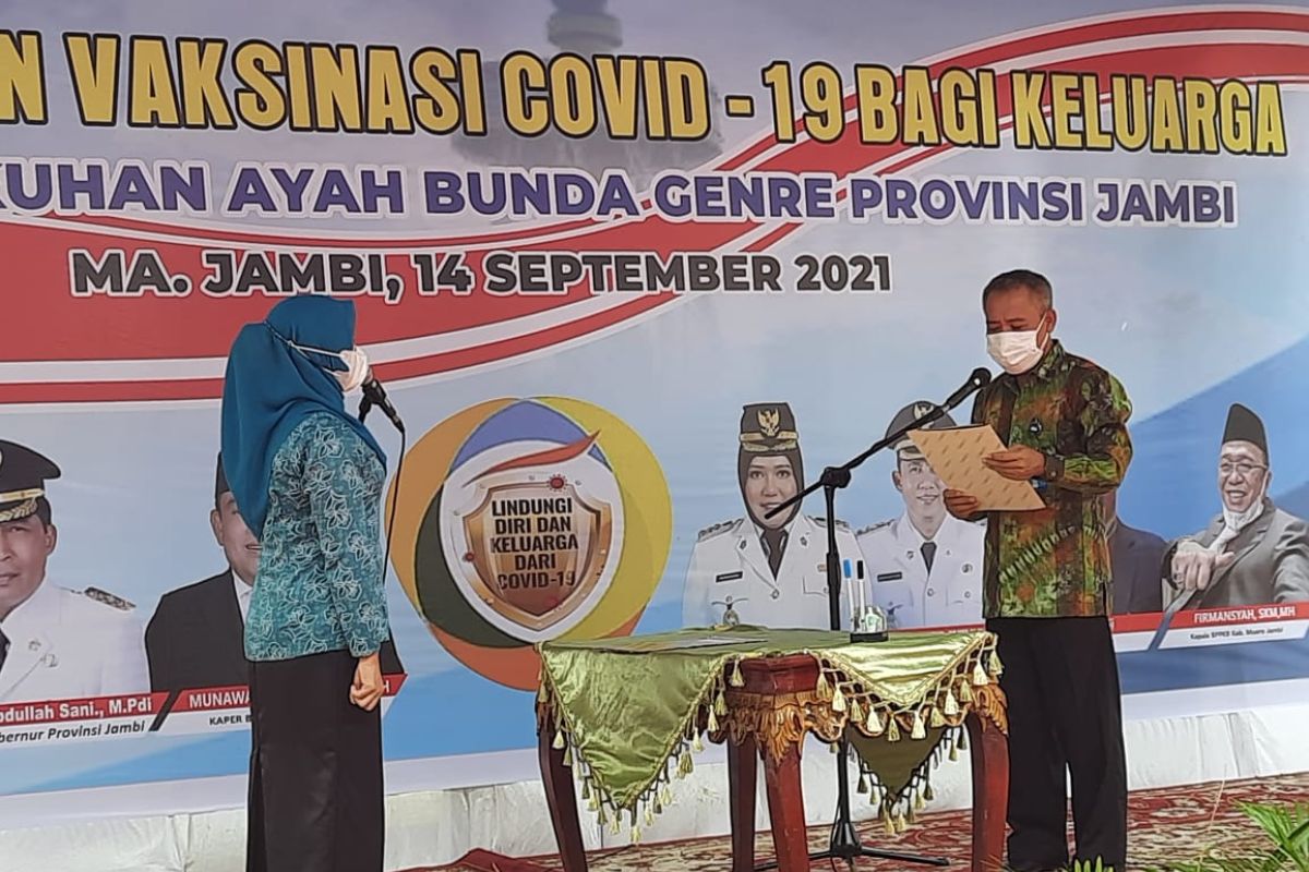 Deputi KS/PK BKKBN kukuhkan Hesti Haris sebagai Bunda GenRe Provinsi Jambi