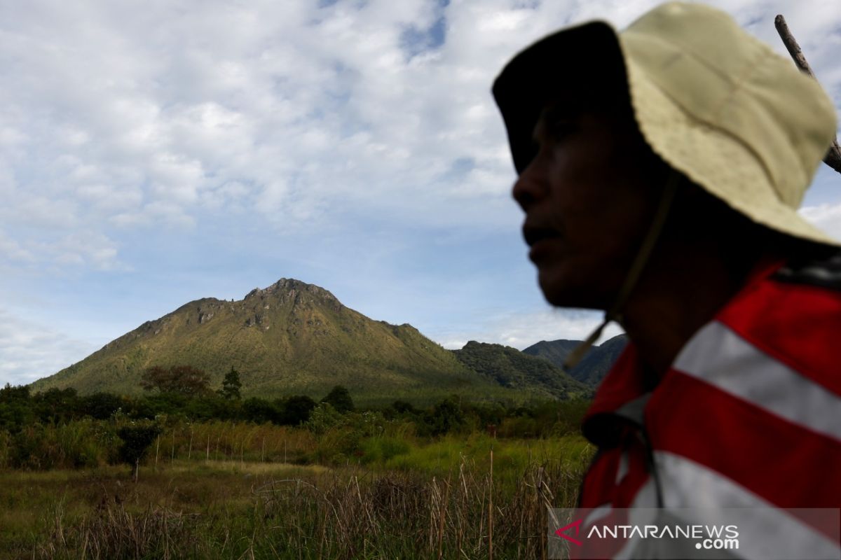 Gunung Api Burni Telong di Bener Meriah