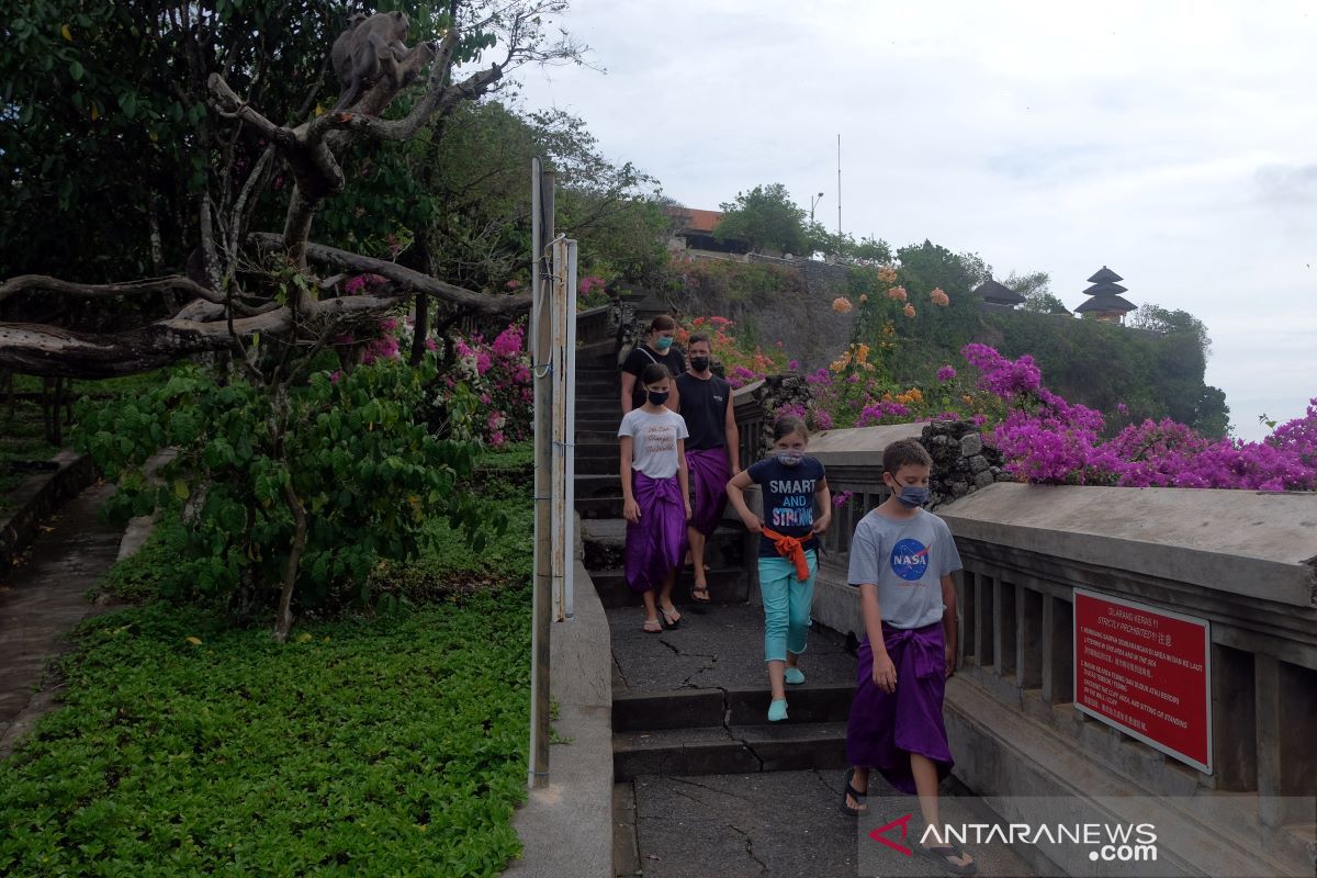 Pengelola DTW Uluwatu lakukan uji coba pembukaan objek wisata