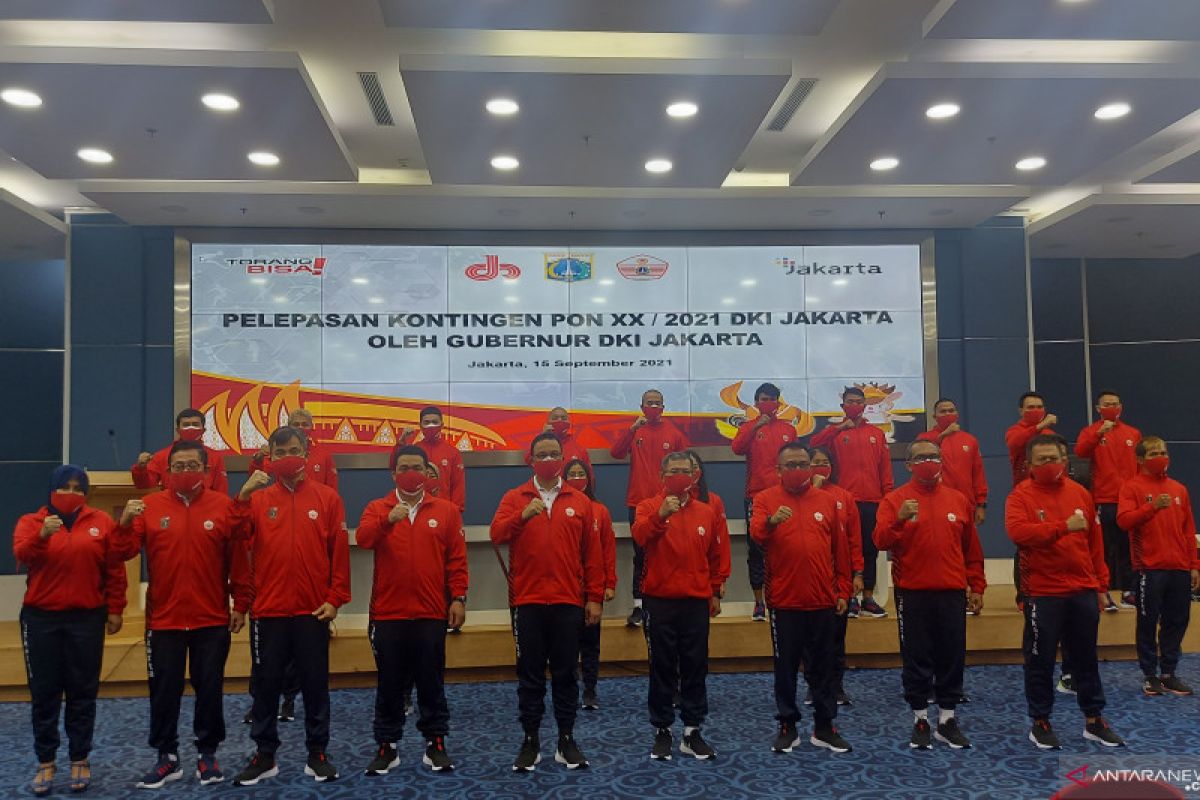 PON Papua-Pesan Anies Baswedan atlet DKI Jakarta menjadi teladan di PON XX