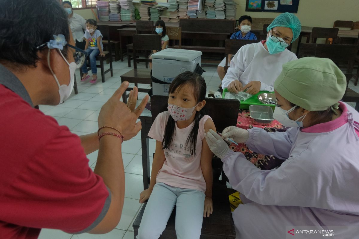 Dinkes Denpasar adakan imunisasi campak rubella bagi 12.483 siswa SD