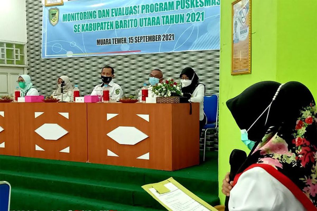 Dinas Kesehatan Barut gelar  Monev program Puskesmas