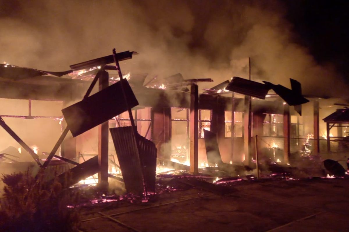Pondok Pesantren Nurul Iman Dharmasraya terbakar, tidak ada korban jiwa