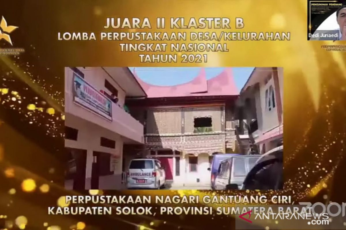 Kabupaten Solok, Sumatera Barat juara dua Lomba Perpustakaan Desa tingkat nasional