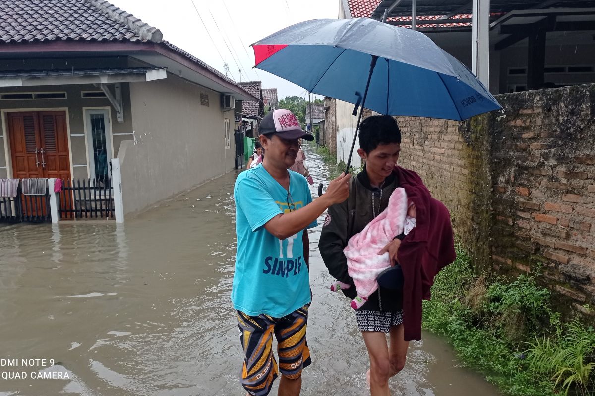 BPBD Lebak : menyebutkan Kerugian akibat banjir Rp4, 8 miliar