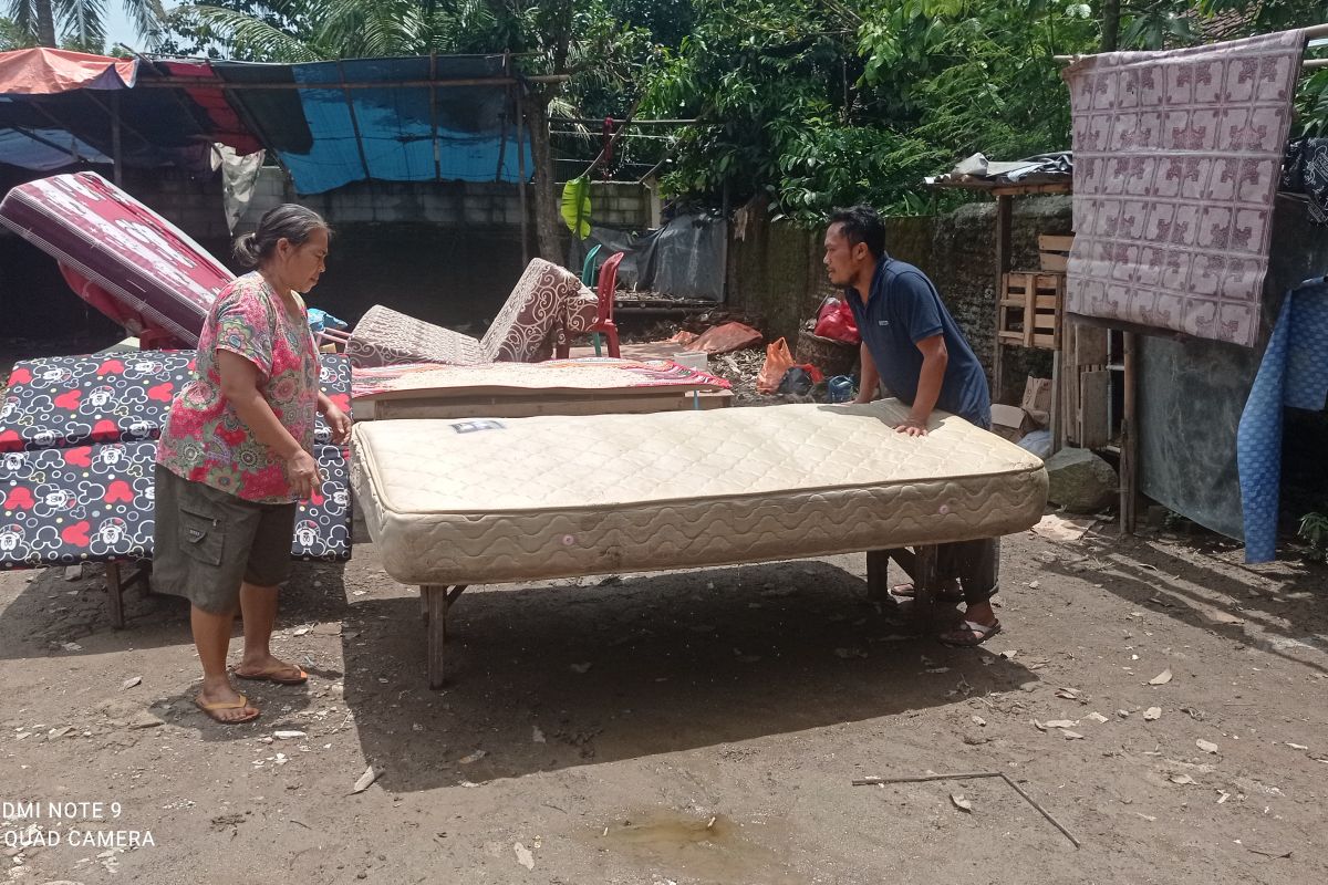 Banjir di lima kecamatan di Kabupaten Lebak mulai surut