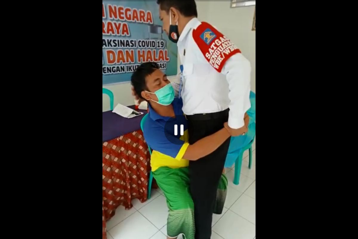 Ini video narapidana Rutan Praya takut jarum suntik vaksin