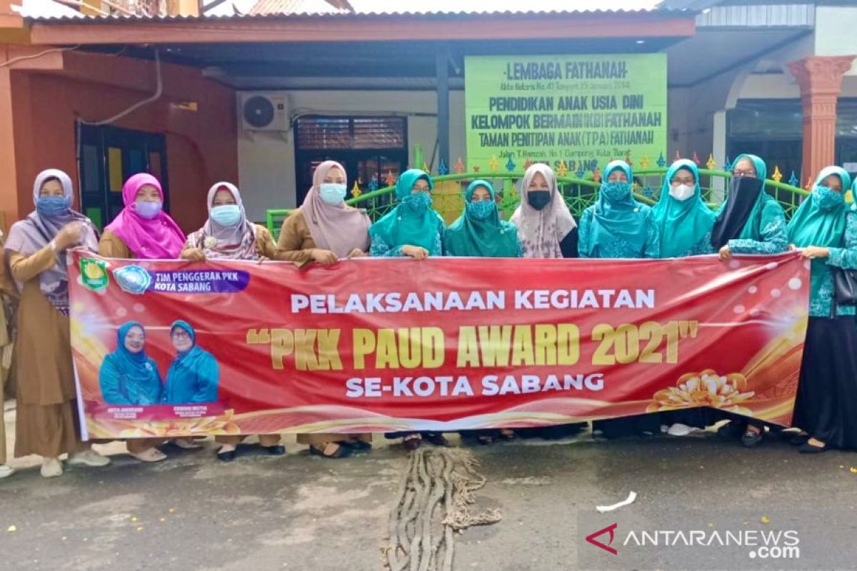 Pemko Sabang gelar PKK PAUD Award 2021, ini tujuannya