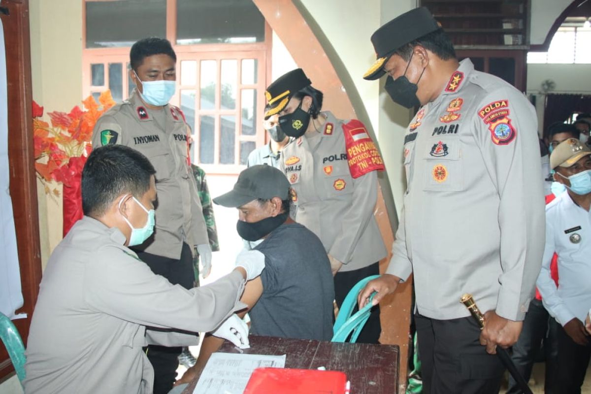 Kapolda Sulut: Vaksinasi di Bolmong digenjot karena masih rendah