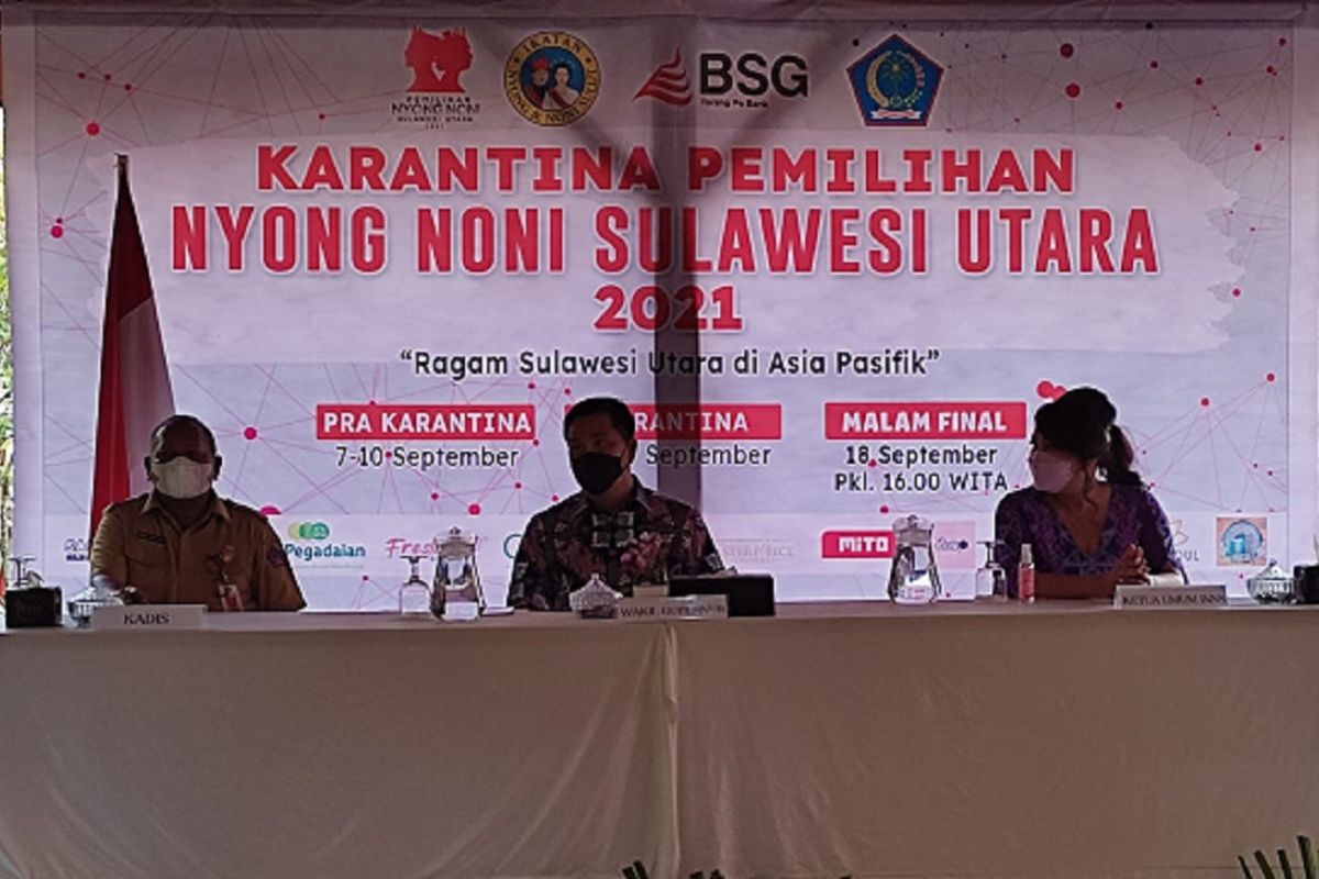 Sebanyak 17 finalis ikuti pemilihan "Nyong dan Noni" Sulut