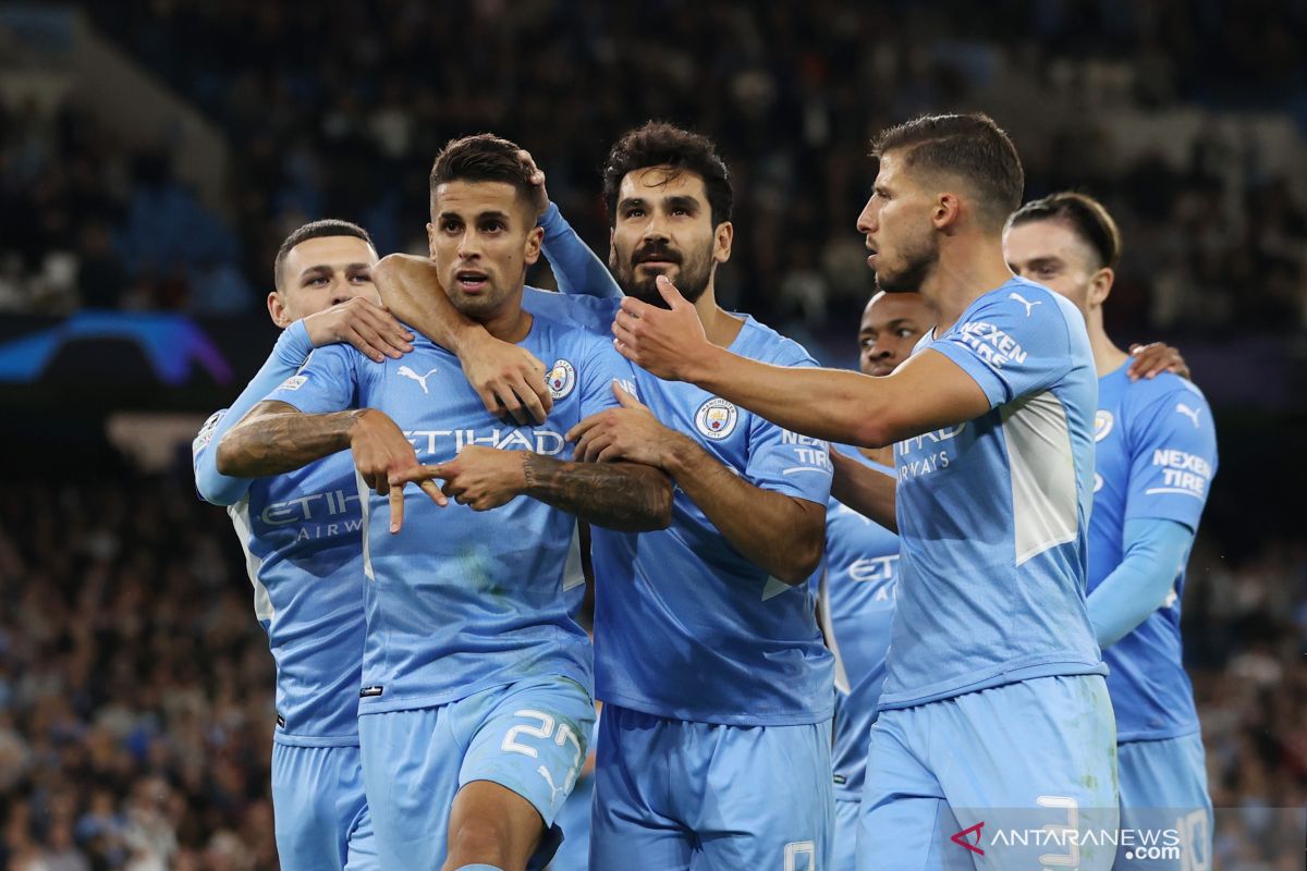 Manchester City gasak Leipzig 6-3 di Etihad