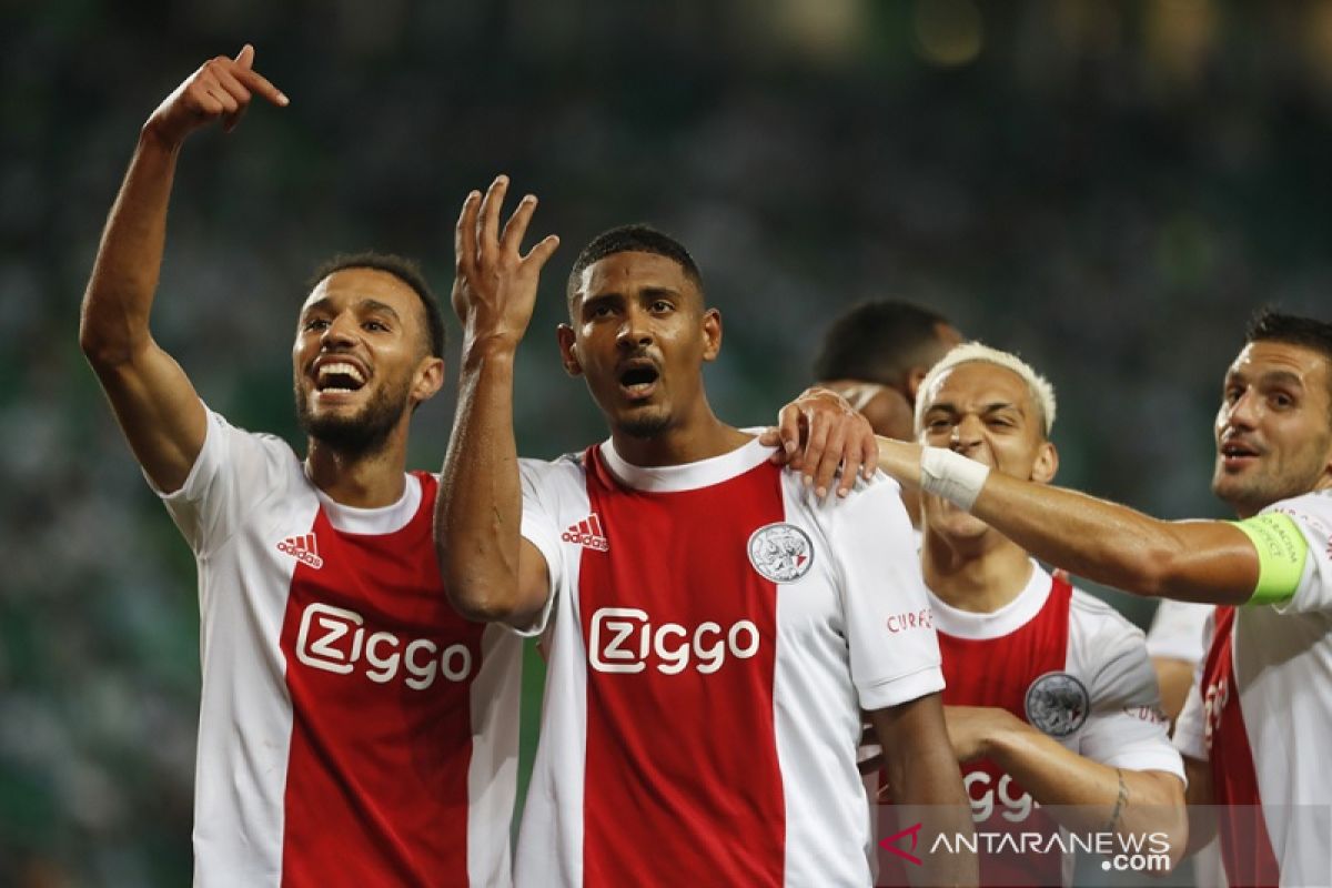 Ajax lumat Sporting 5-1, Sebastien Haller cetak 4 gol