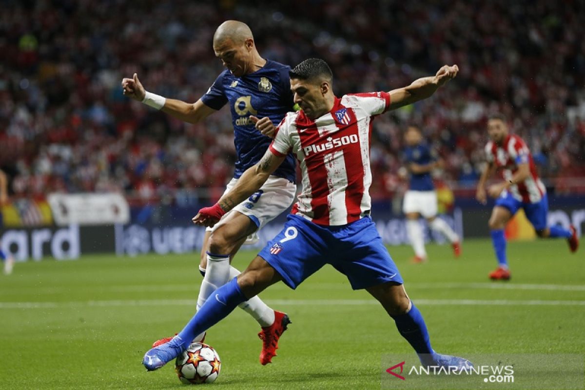 Atletico ditahan imbang Porto 0-0