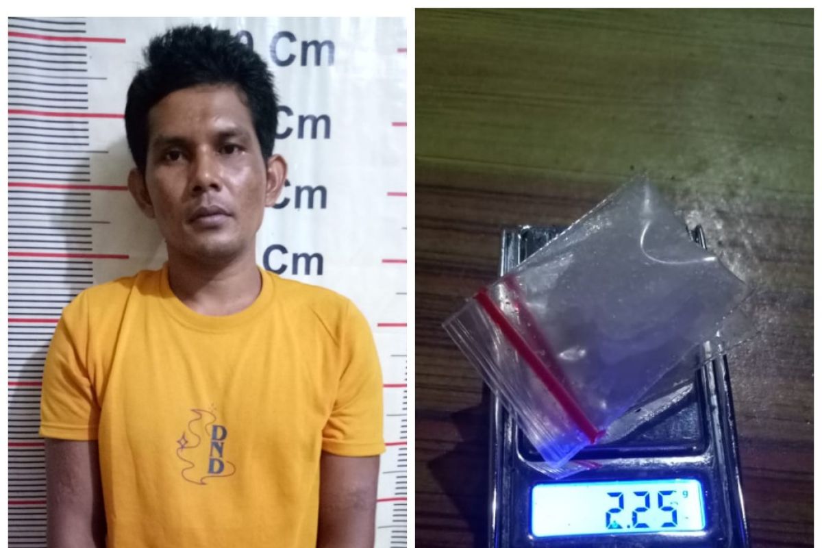 Polsek Padang Tualang tangkap Syaiful alias Ipung miliki sabu-sabu 2,25 gram