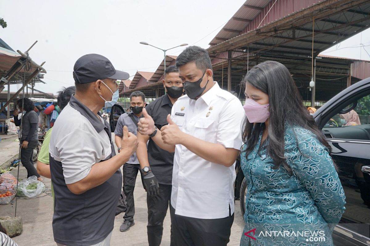 Pemkot Medan jadwalkan vaksinasi pedagang di Pasar Induk Lau Cih