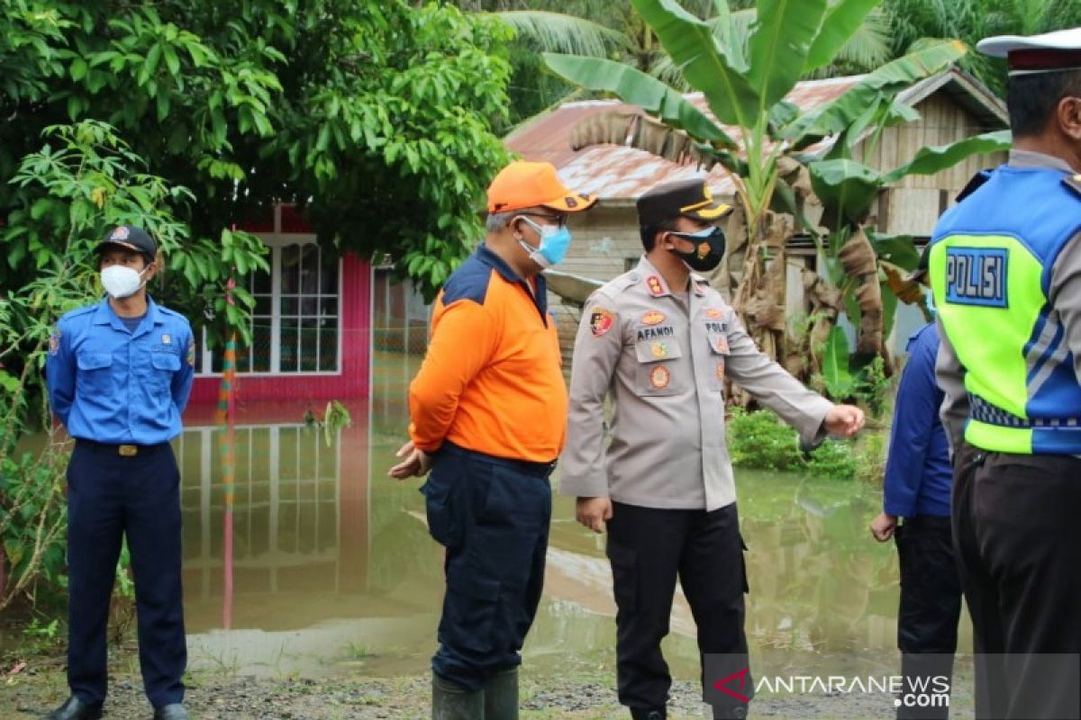 Banjir di Ampah Kota terjadi pada beberapa rukun tetangga