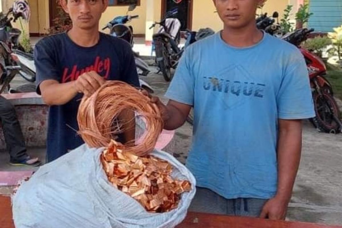 Komplotan pencuri kabel listrik diamankan Polres Simalungun