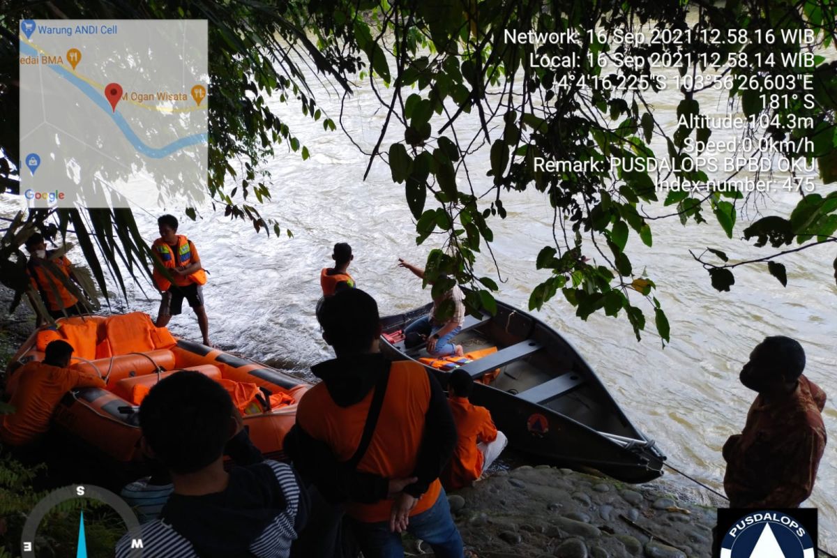 BPBD OKU kerahkan puluhan  personel cari korban tenggelam di sungai