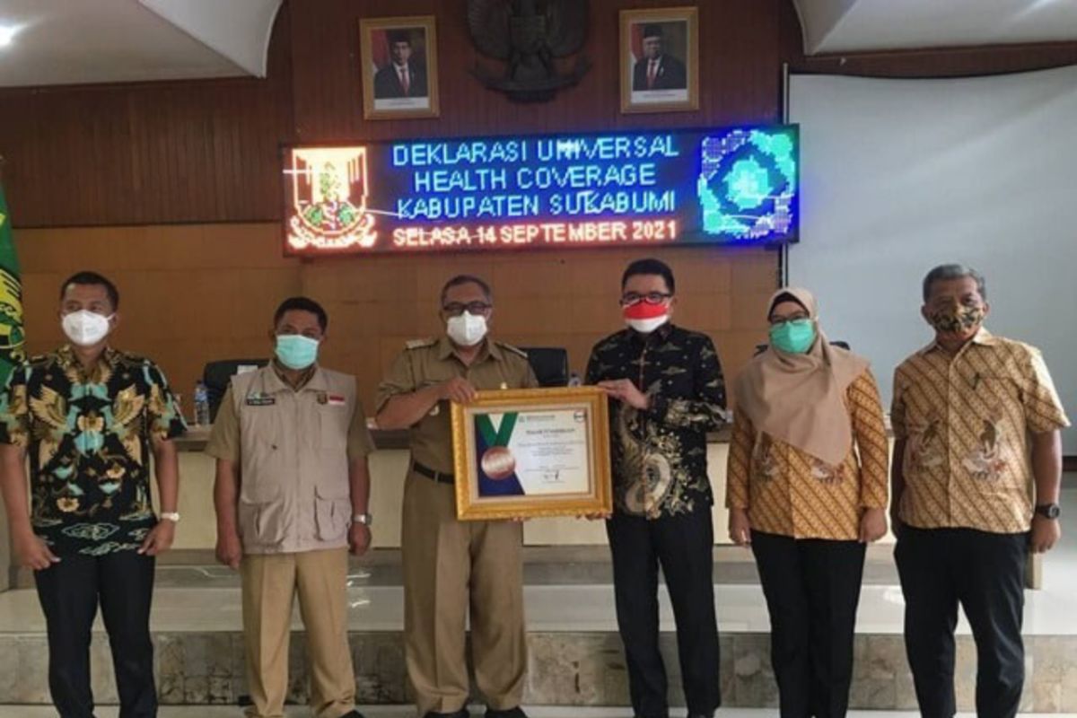 BPJS Kesehatan apresiasi Pemkab Sukabumi yang mampu capai UHC