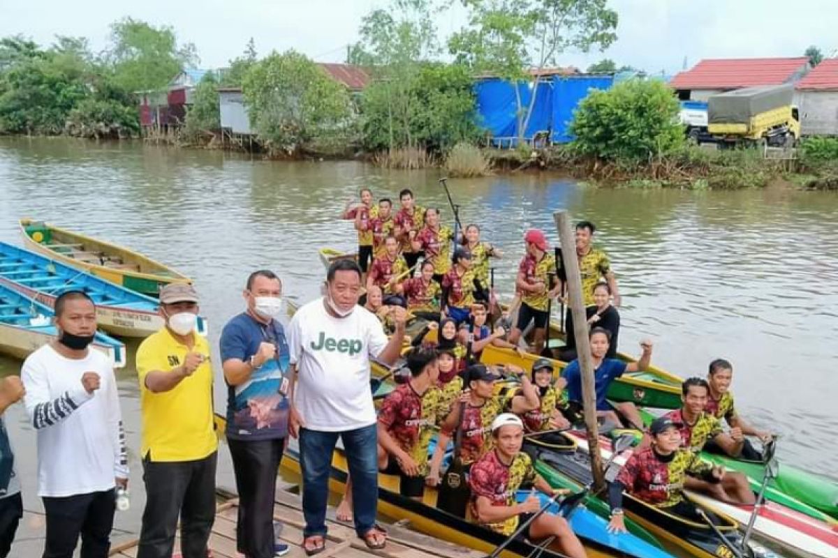 Dayung bisa jadi medali pertama Kalimantan Selatan dari PON Papua