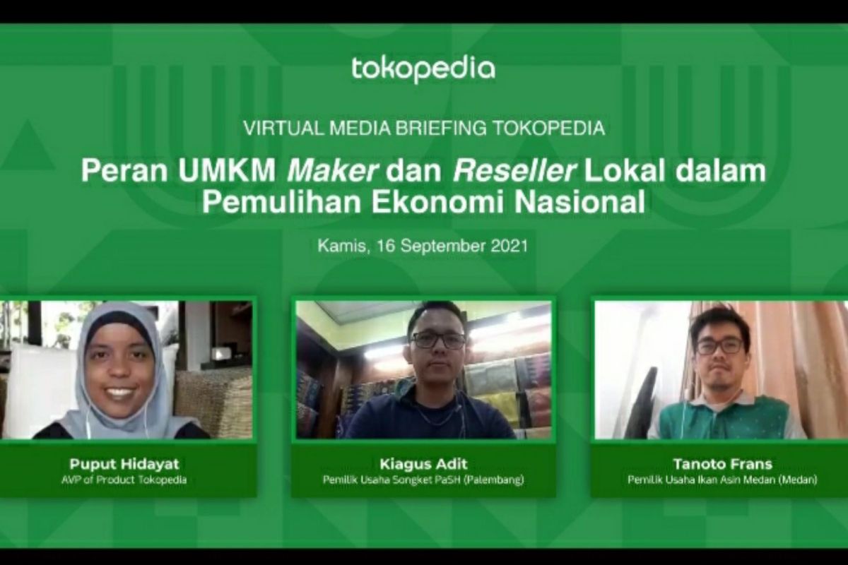 Tokopedia: UMKM maker dan reseller lokal jadi kunci pulihkan ekonomi nasional