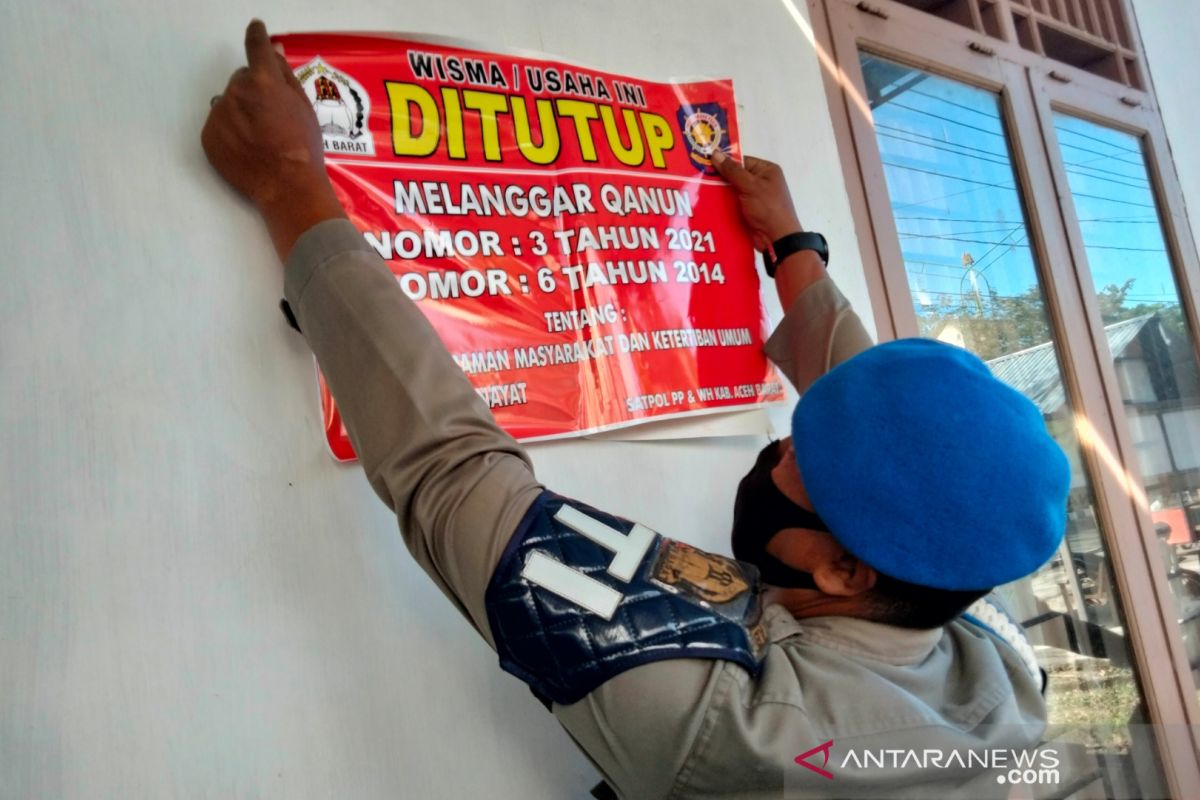 Pemkab di Aceh Barat tutup losmen tanpa izin usaha dan melanggar syariat