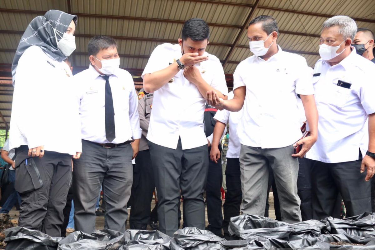 Pemkot Medan olah 30 ton sampah dalam satu jam jadi pupuk