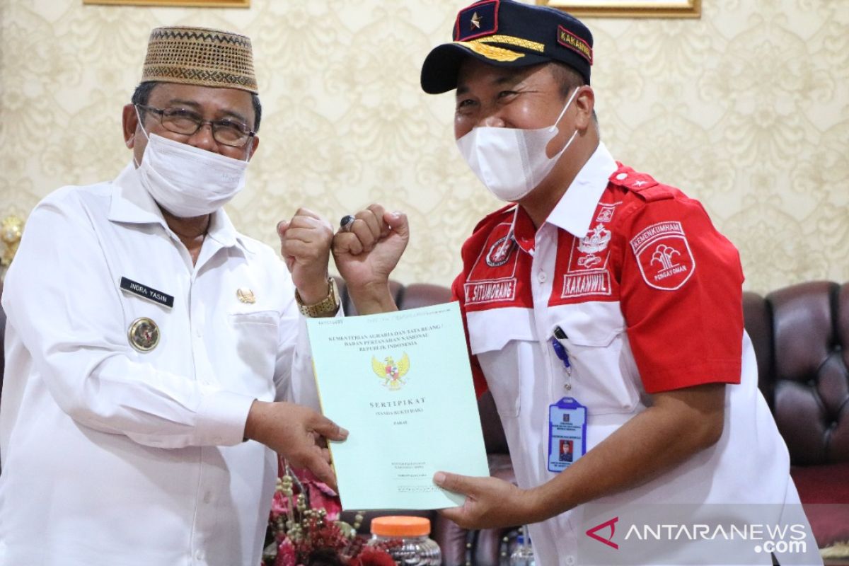Kemenkumham Gorontalo terima tanah hibah untuk bangun Rutan