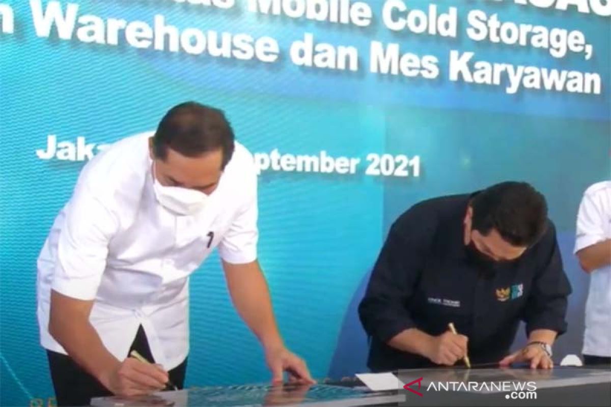 Erick Thohir-Mendag Lutfi resmikan "cold storage" milik BGR Logistics