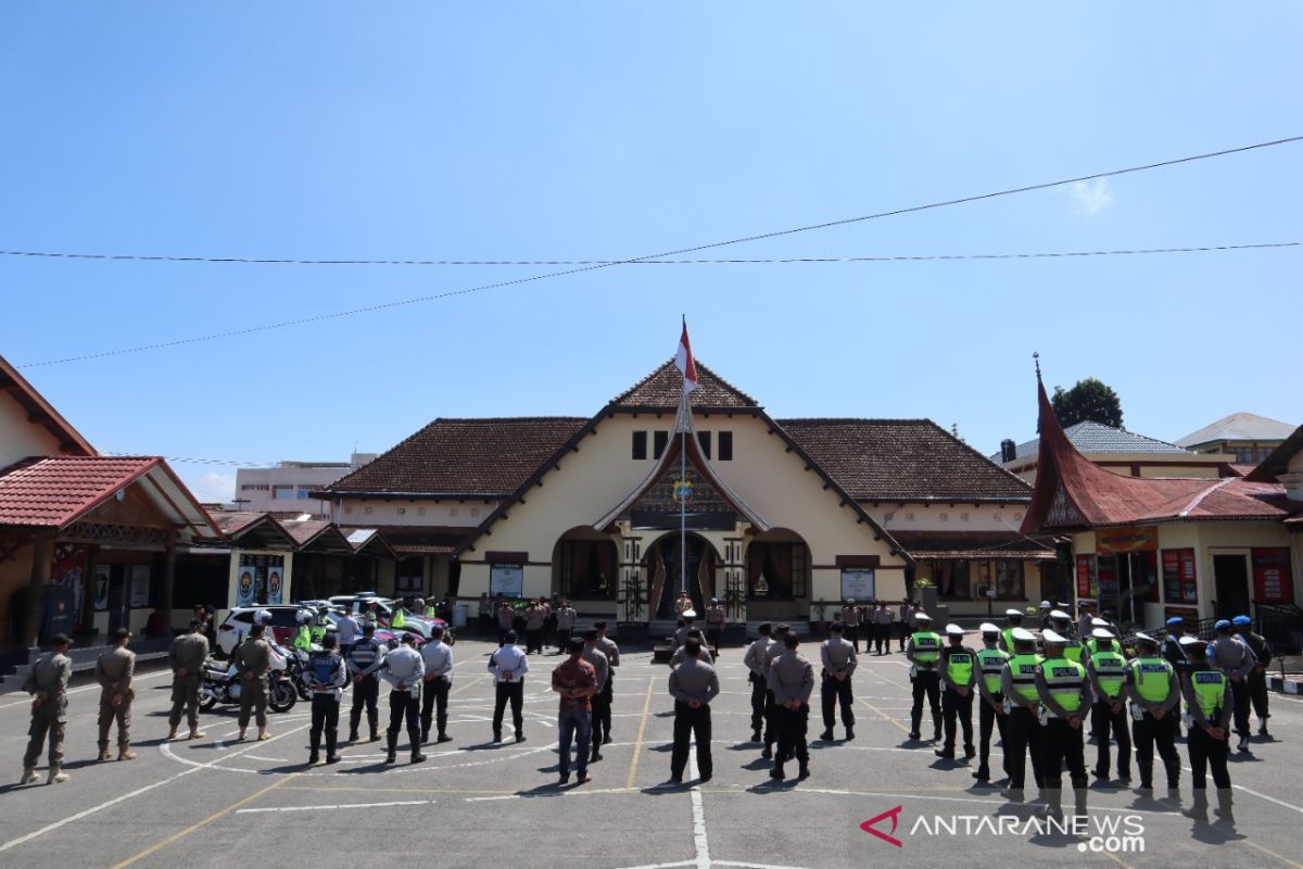 Operasi ini segera digelar, Polres Bukittinggi telah awali dengan Apel Gelar Pasukan