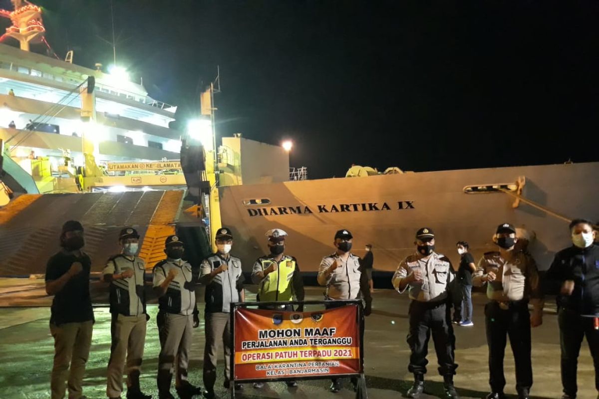 Balai Karantina Pertanian Banjarmasin gelar operasi patuh di Pelabuhan Trisakti