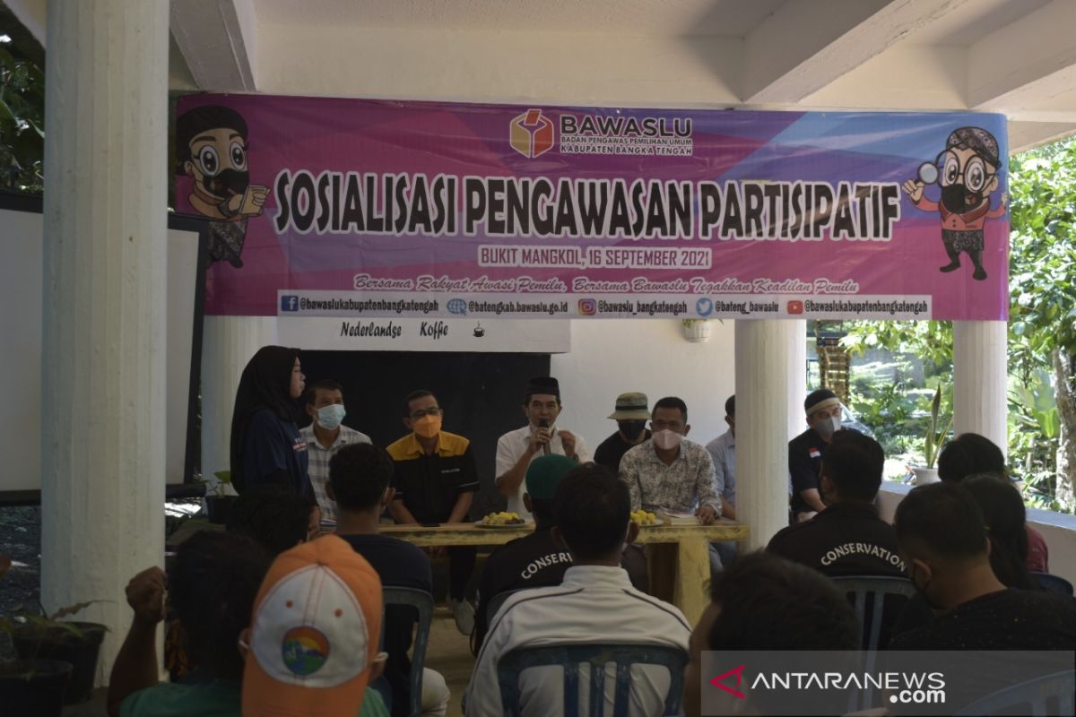 Bawaslu gencarkan sosialisasi pengawasan partisipatif di Bangka Tengah