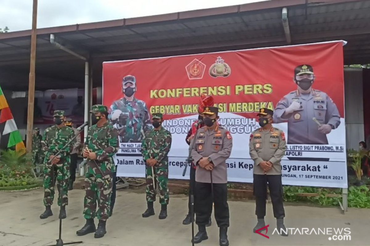TNI-Polri bantu genjot vaksinasi COVID-19 di Medan