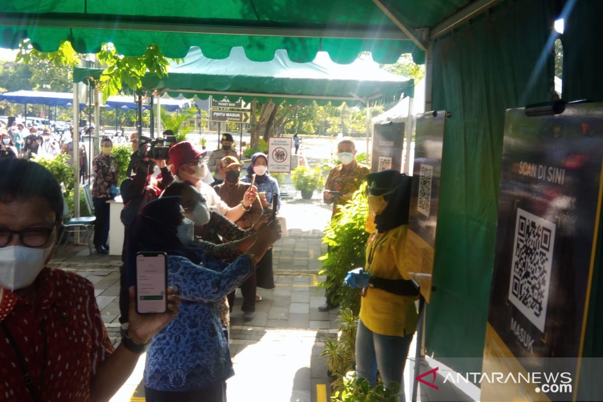 TWC uji coba pembukaan wisata Candi Prambanan dengan aplikasi PeduliLindungi