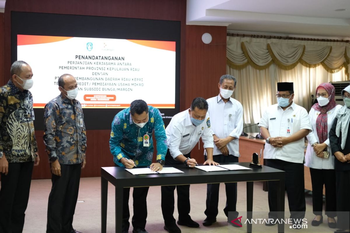 Bank Riau Kepri jadi mitra Pemprov Kepri subsidi bunga pinjaman modal usaha