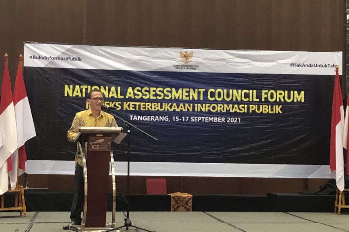 Indeks Keterbukaan Informasi Publik 2021 raih kategori "sedang"