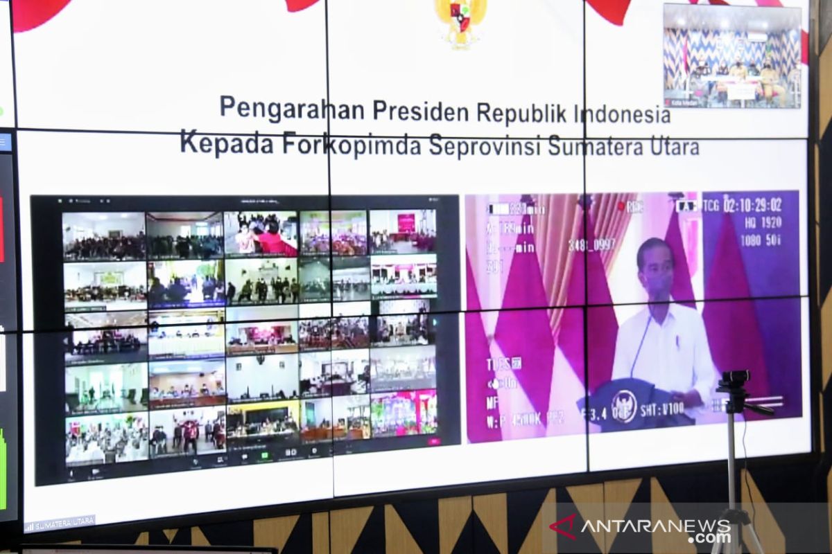 Aulia ikuti arahan Presiden Jokowi secara virtual