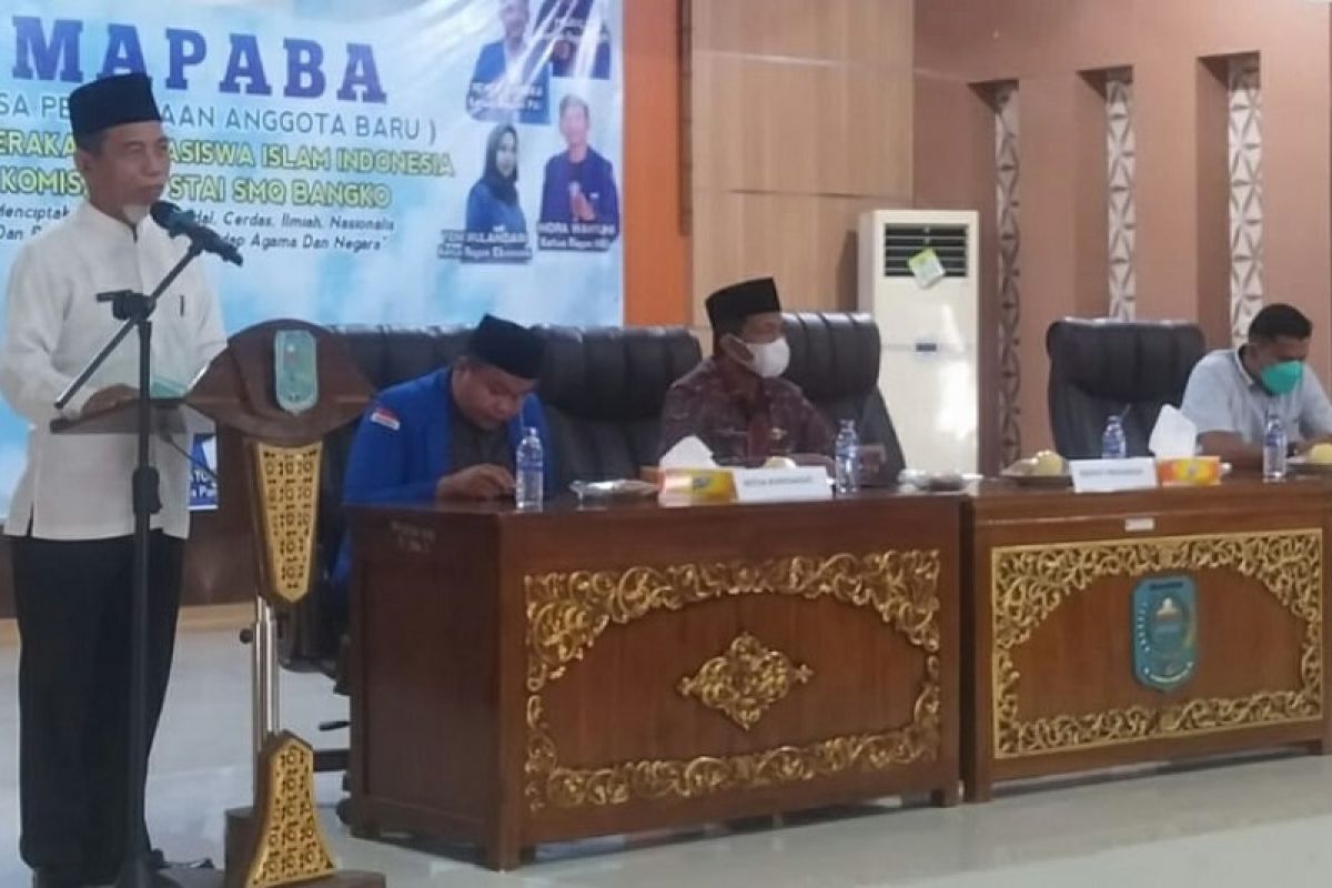 Bupati Merangin harapkan PMII beri saran, masukan dan kritikan