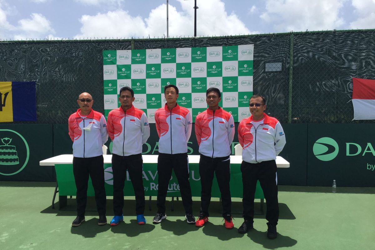 Davis Cup 2021 : Gunawan hadapi petenis andalan Barbados pada laga pembuka