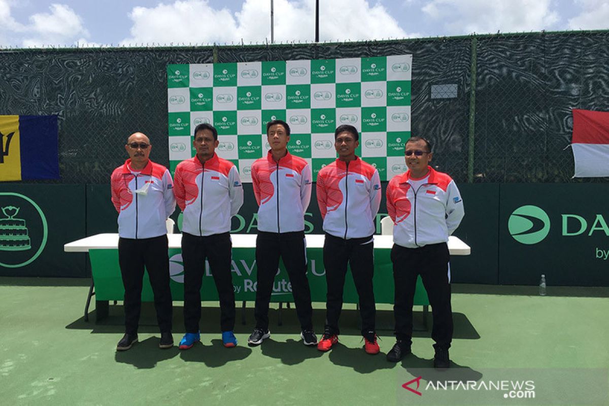 Indonesia kalah dari Barbados 1-3 di Davis Cup 2021