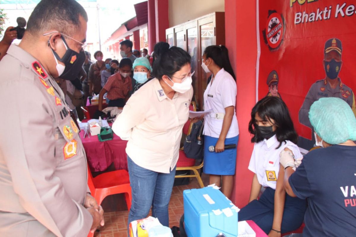 Wakapolda Sulut tinjau vaksinasi sejumlah Gerai Presisi di Kabupaten Sitaro