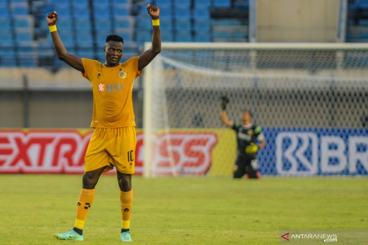 Gol Ezechiel bawa Bhayangkara  unggul 1-0 atas Madura United