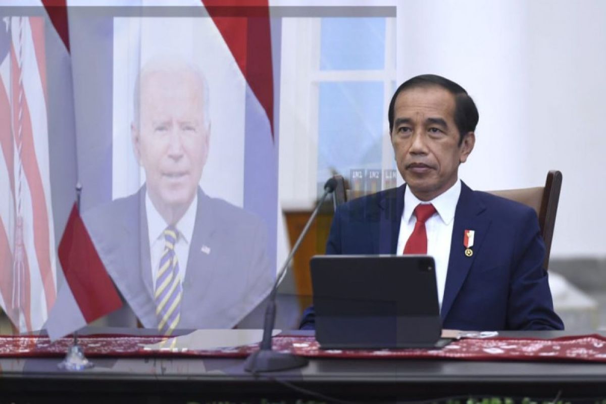 Presiden RI Joko Widodo hadiri pertemuan MEF secara virtual