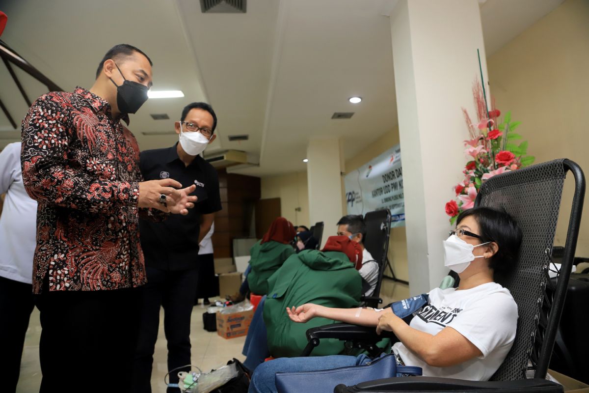 Jumlah pendonor darah di Surabaya setahun mencapai 200 ribu lebih