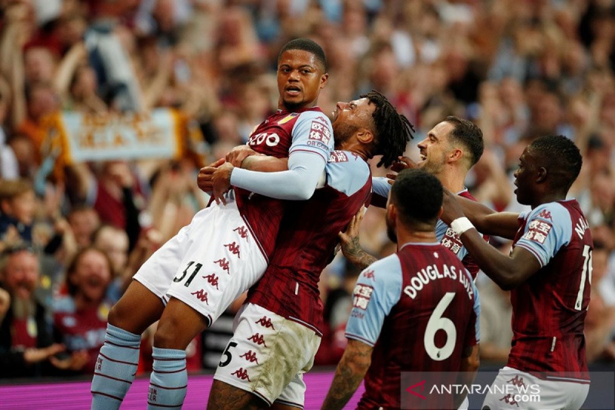 Aston Villa kalahkan Everton 3-0 di Liga Inggris