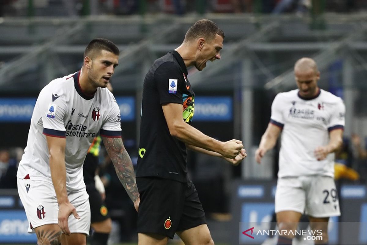 Inter kembali ke jalur kemenangan saat menggulung Bologna 6-1